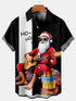 Men's Christmas Funny Graphic Short Sleeve Hawaiian Shirt